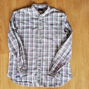 Paul Smith Jeans Men's Plaid Lightweight Cotton Shirt, Size L